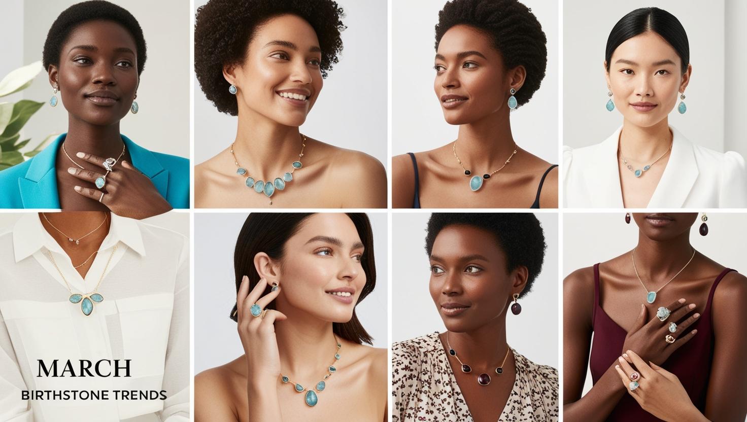image representing march birthstone trends