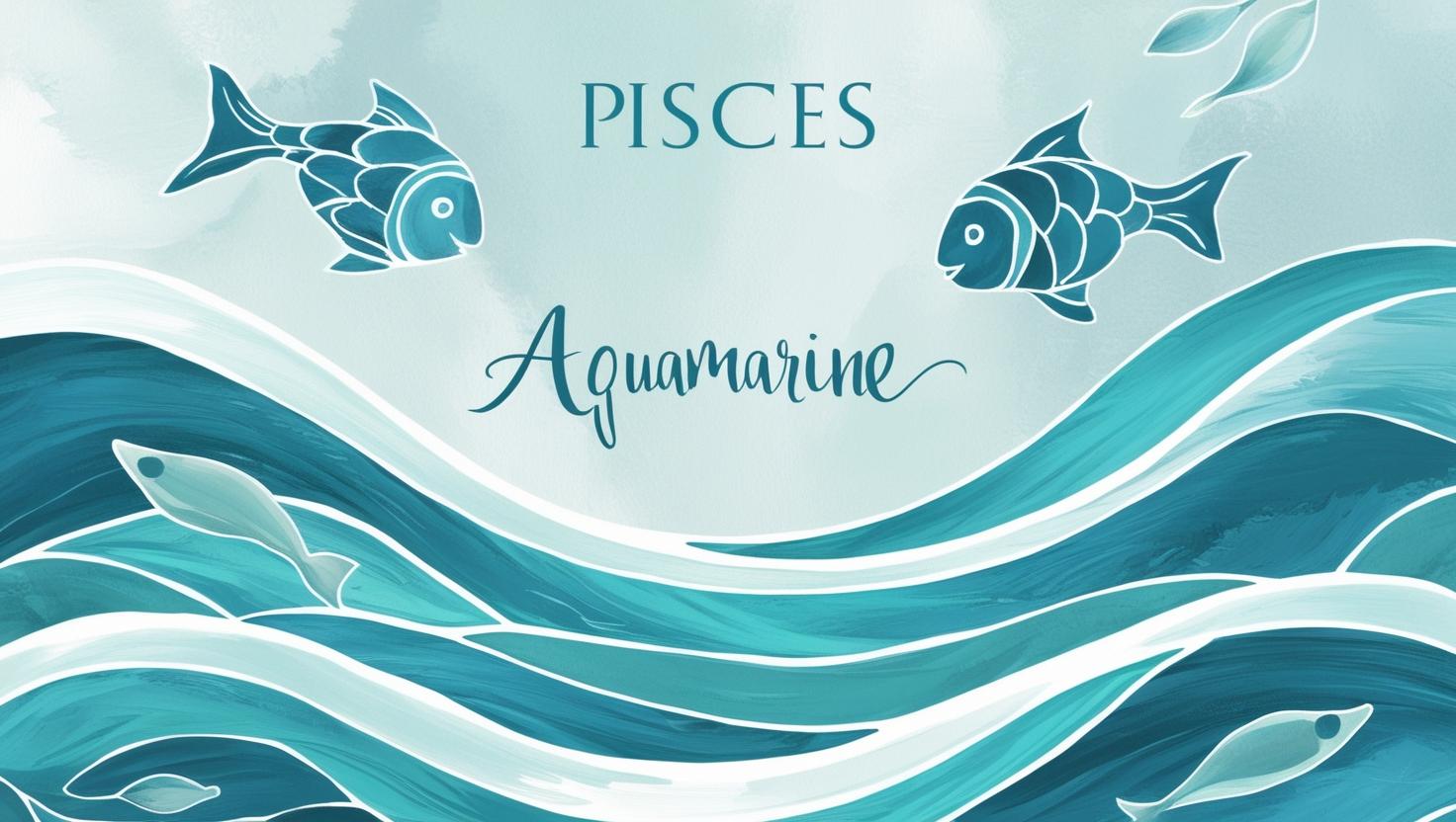pisces and aquamarine