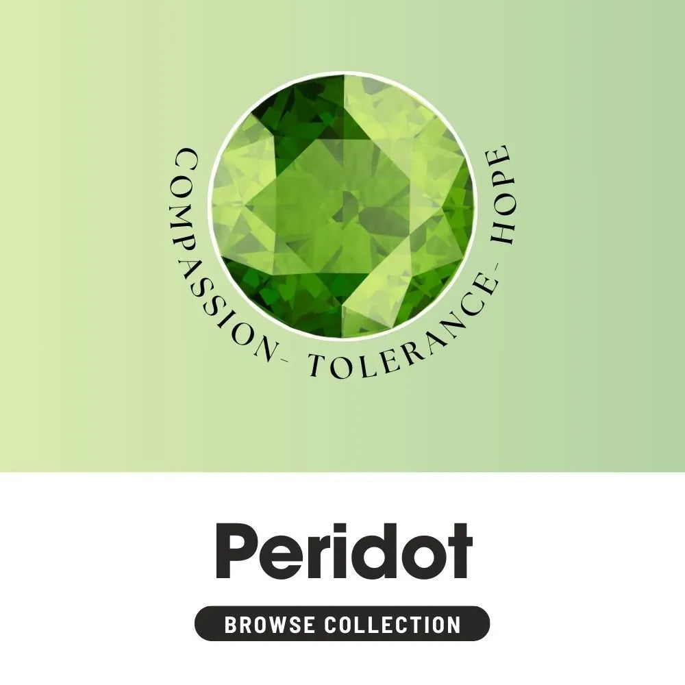 August Birthstone Jewellery Peridot Spinel Irosk Irosk Australia