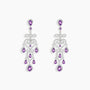 Amethyst Culture Earrings in Sterling Silver - Irosk Australia