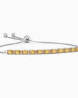 Citrine Tennis Bracelet in Sterling Silver – Citrine Bracelet Australia