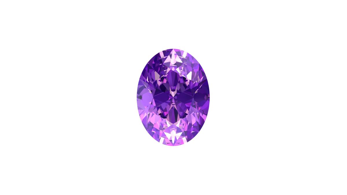 oval shape amethyst featuring february birthstone