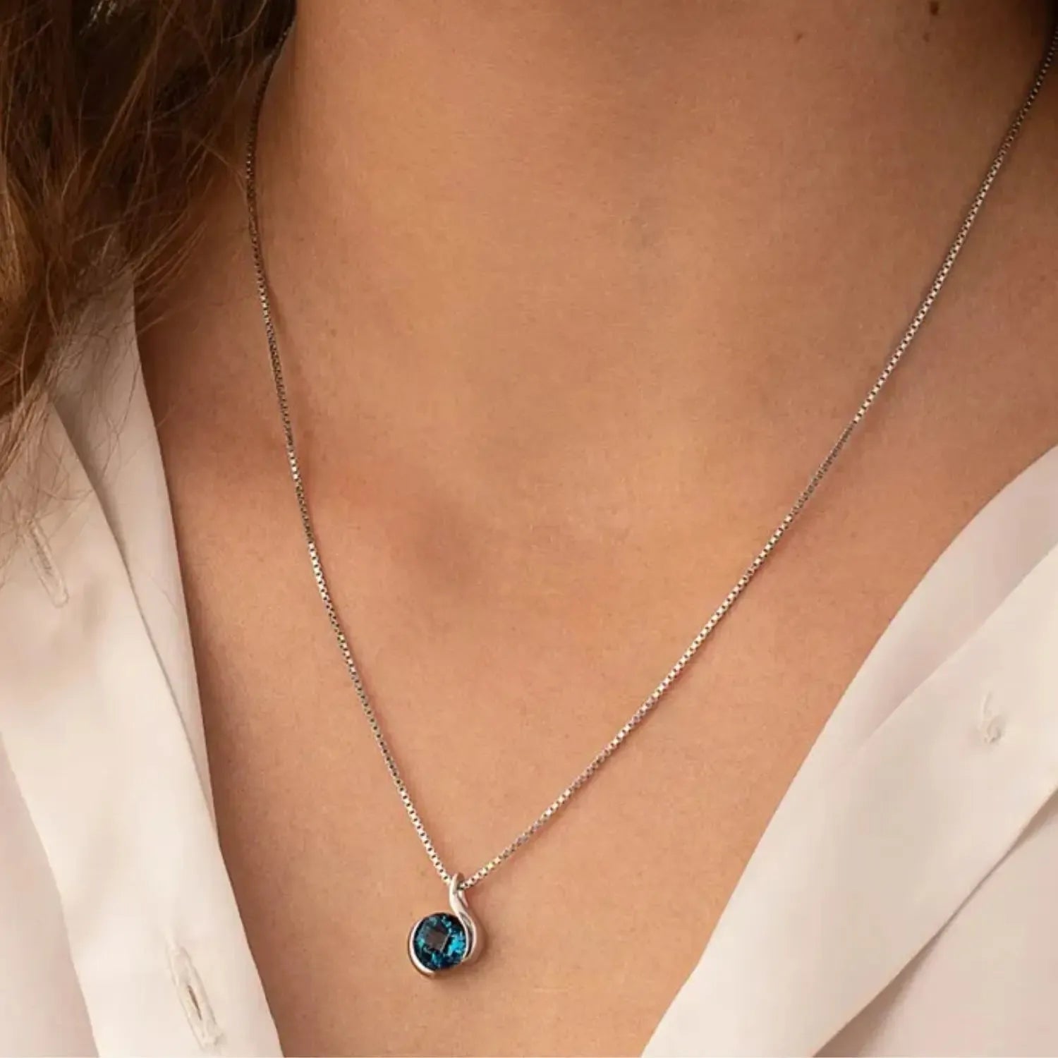 Topaz necklace australia online