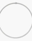 Moissanite Tennis Necklace in Sterling Silver | Irosk ®