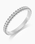 Silver - Classic Zirconia Band Womens Pave Ring - Irosk Australia ® - Irosk Australia