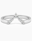 Silver - Pave V Shape Band Women's RIng - Irosk Australia - Irosk Australia