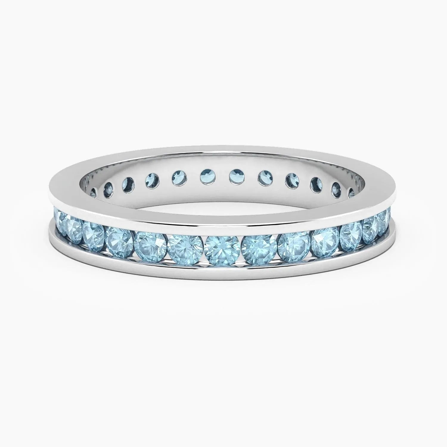 Topaz Channel Set Ring - Sterling Silver - Irosk Australia ® - Irosk Australia