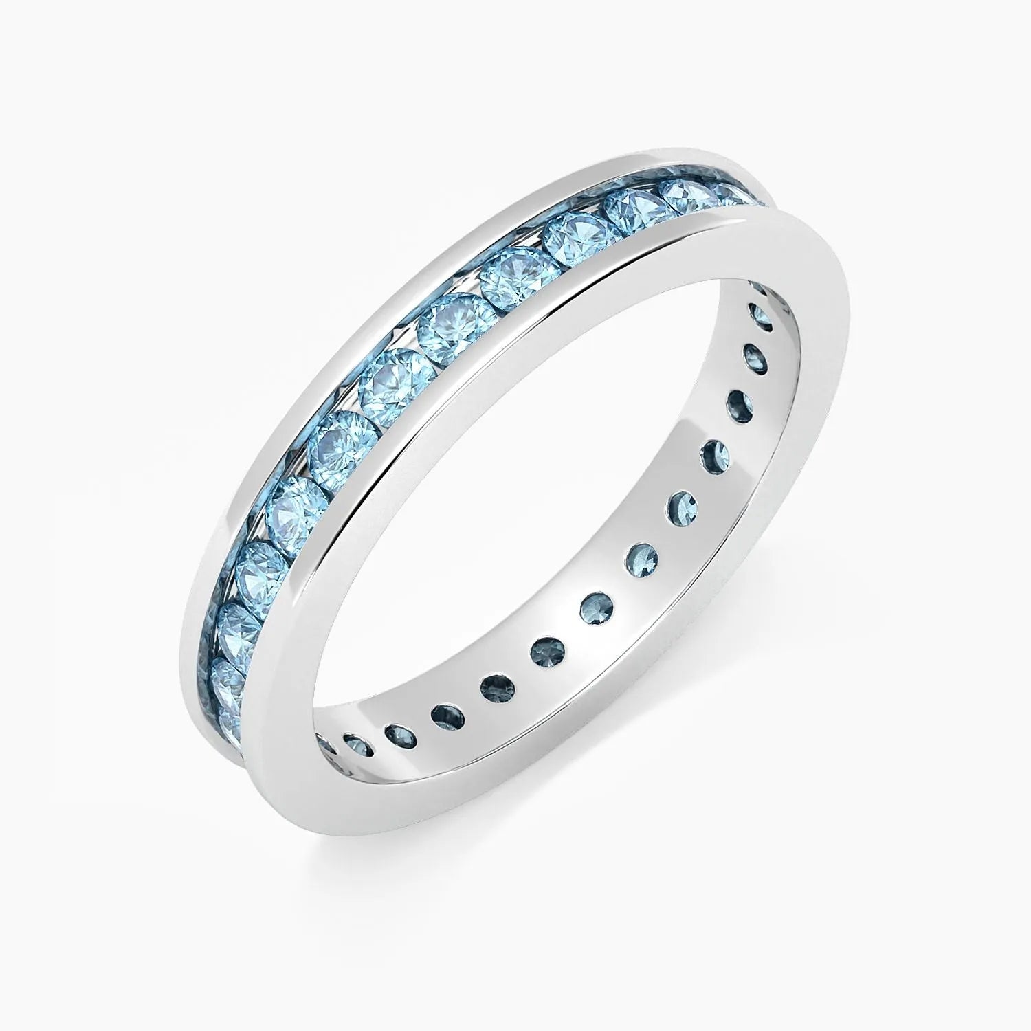 Topaz Channel Set Ring - Sterling Silver - Irosk Australia ® - Irosk Australia