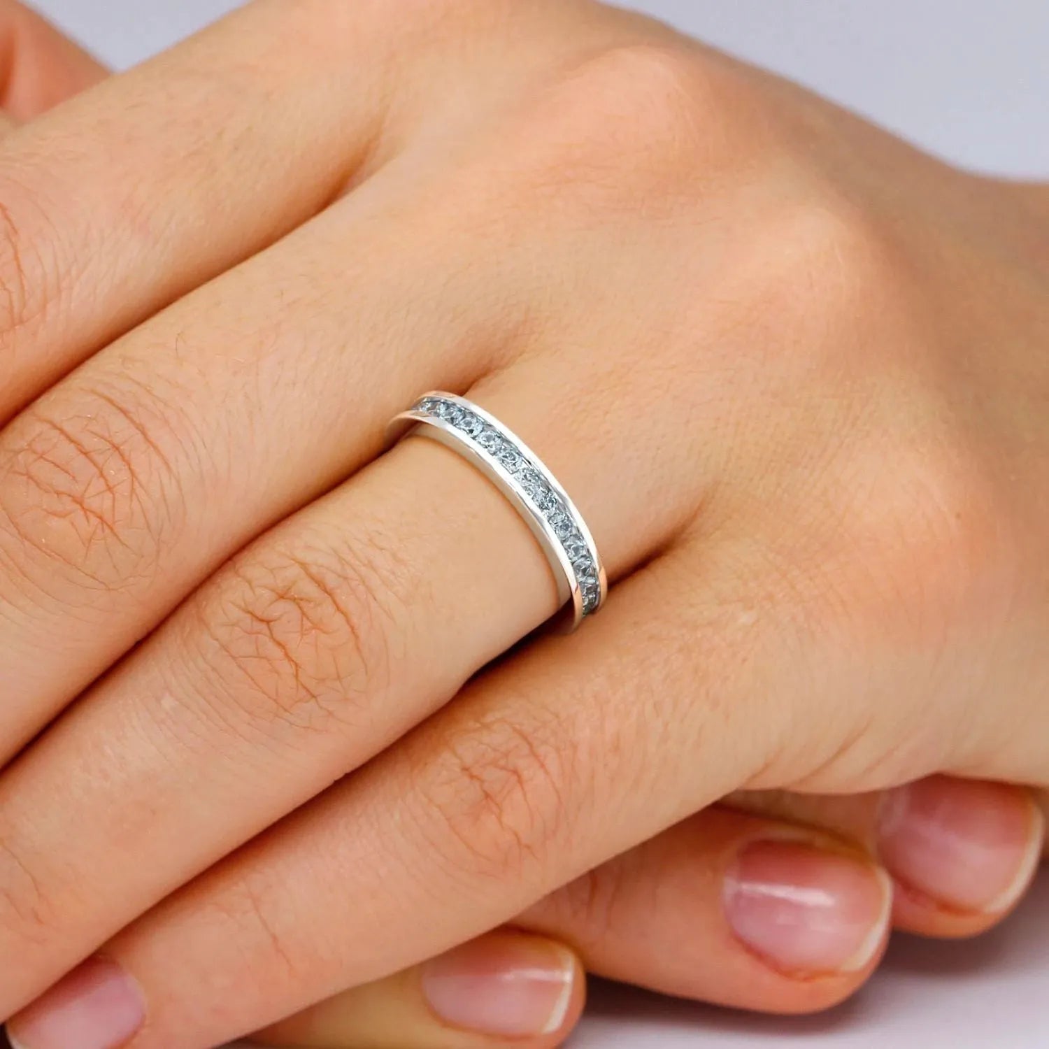 Topaz Channel Set Ring - Sterling Silver - Irosk Australia ® - Irosk Australia