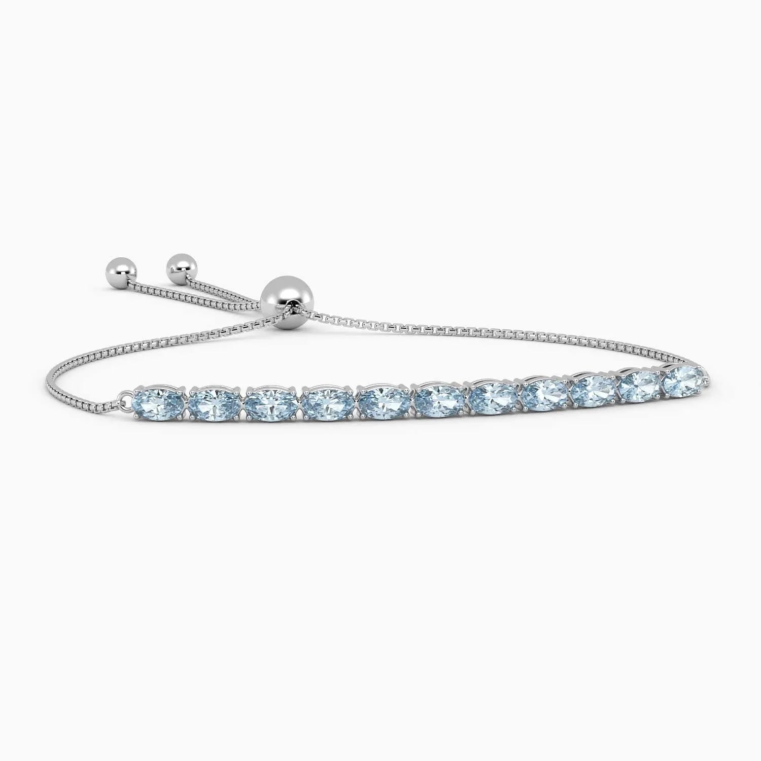 Topaz Tennis crafted Bracelet in 925 Sterling Silver | Irosk Australia ® - Irosk Australia