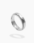 ZA Style Sterling Silver Fidget Ring - Discreet Anxiety Relief & Stylish Fidgeting - Irosk Australia
