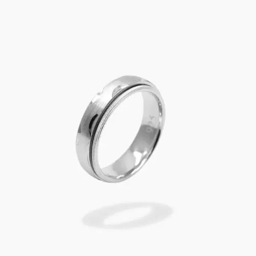 ZA Style Sterling Silver Fidget Ring - Discreet Anxiety Relief & Stylish Fidgeting - Irosk Australia
