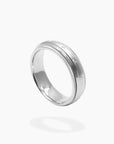 ZC Style Sterling Silver Fidget Ring: Classic Elegance Meets Fidget Freedom - Irosk Australia