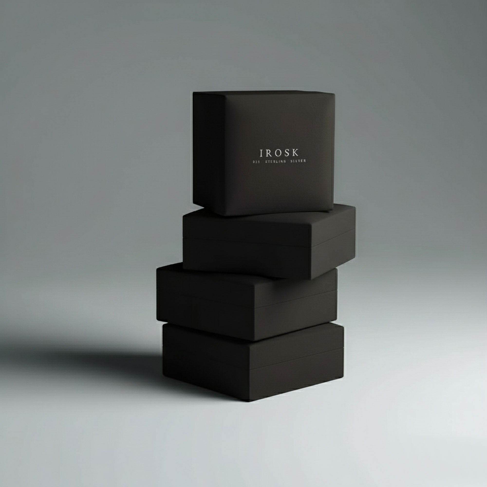 irosk jewellery boxes stacked on each other
