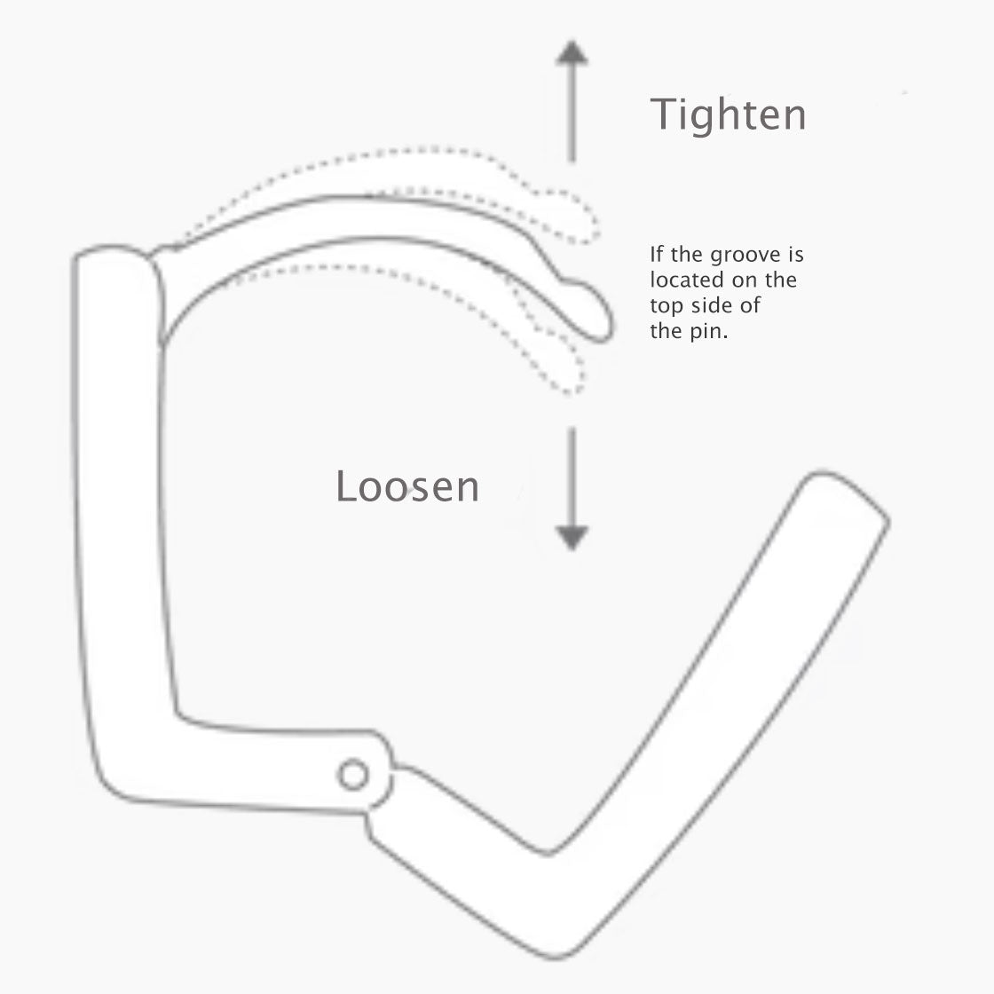 how to fix latch of earrings