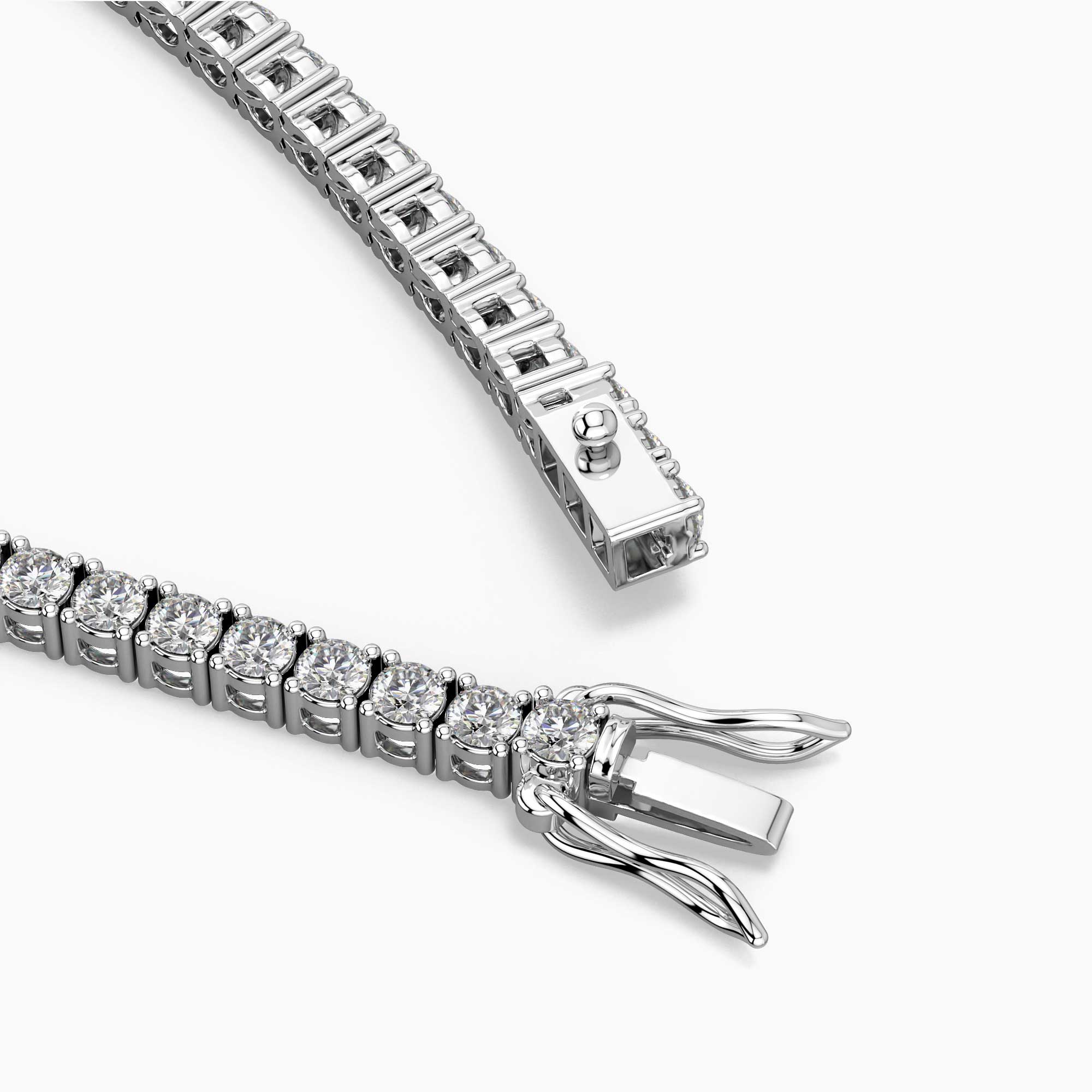 Moissanite Tennis Bracelet in Sterling Silver | Irosk ®
