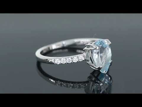 video of topaz pear shape ring