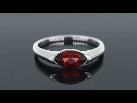 360 degree view of garnegt ring