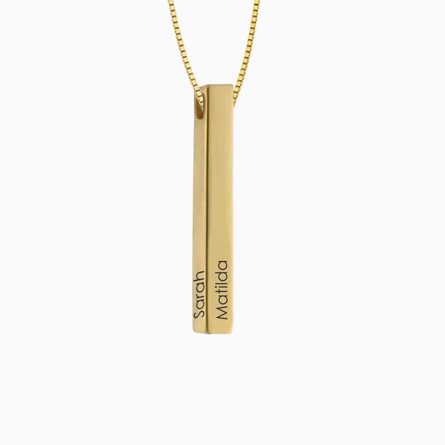 Irosk Pillar Name Necklace
