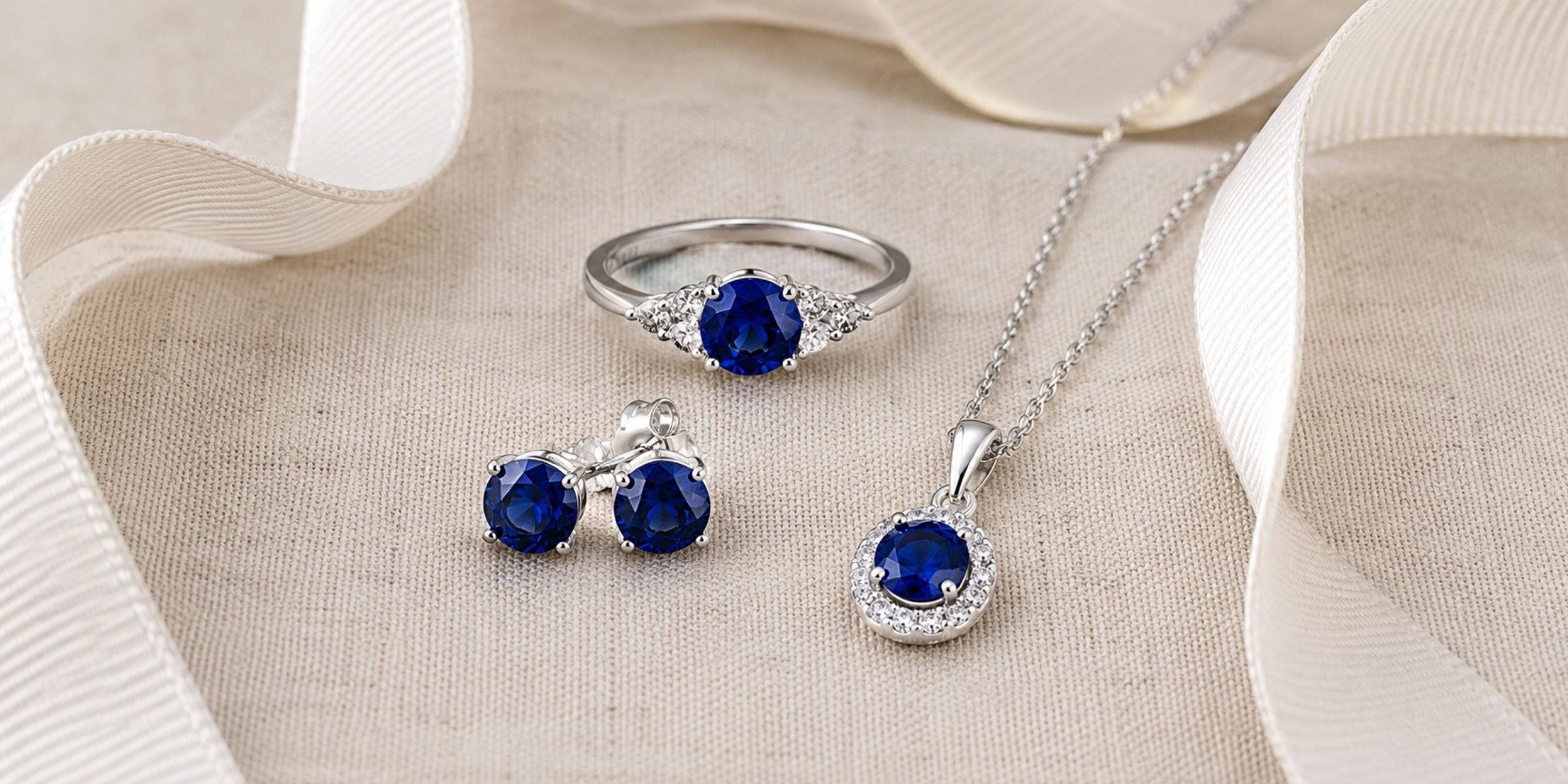 sapphire jewellery pieces