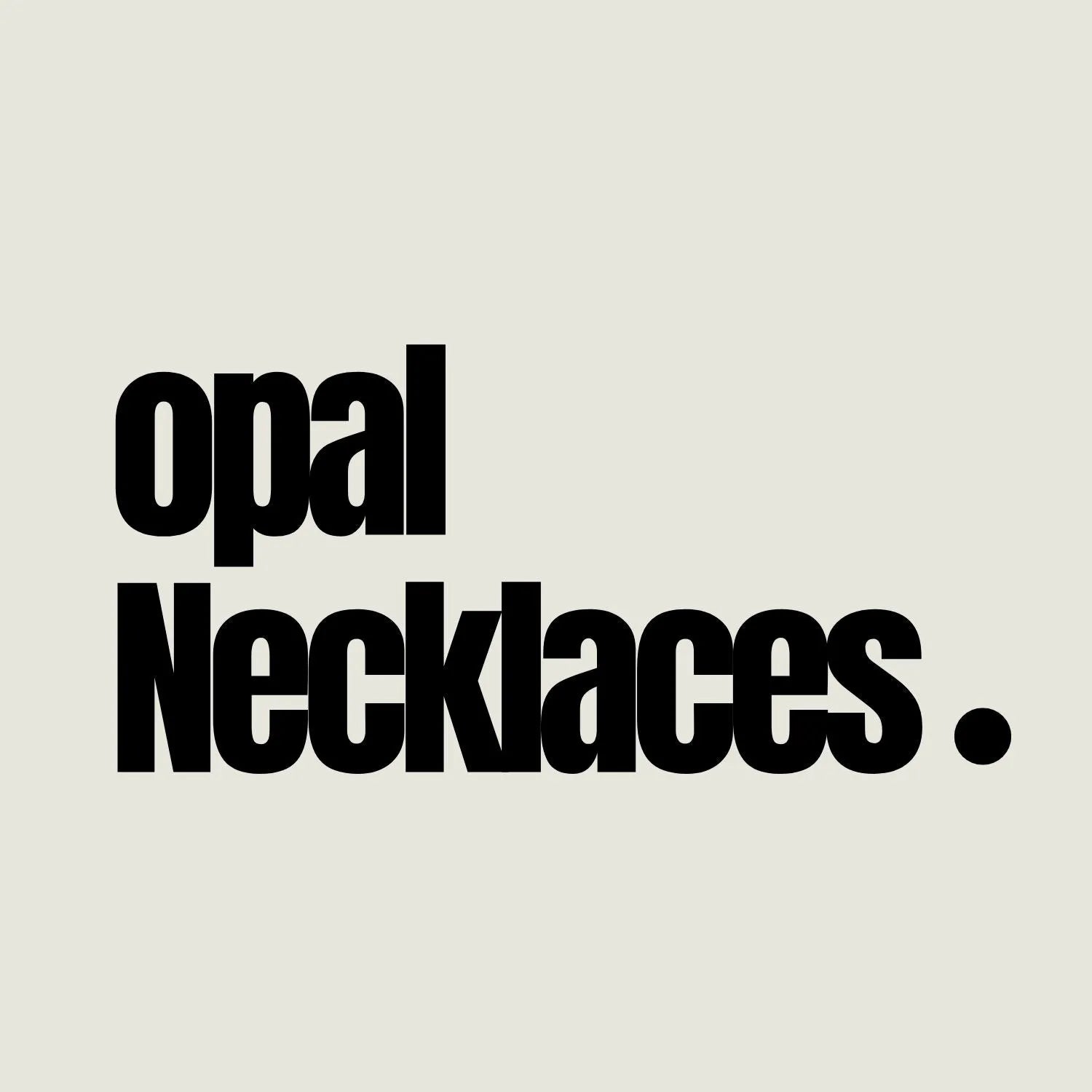 Opal Necklaces Collection - Irosk Australia