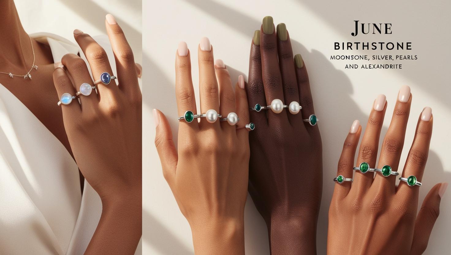 image representing june birthstone rings