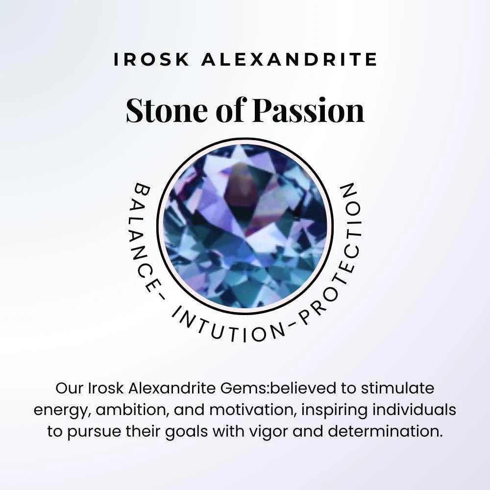 Alexandrite Evil Eye Pendant in Sterling Silver - Irosk Australia® - Irosk Australia