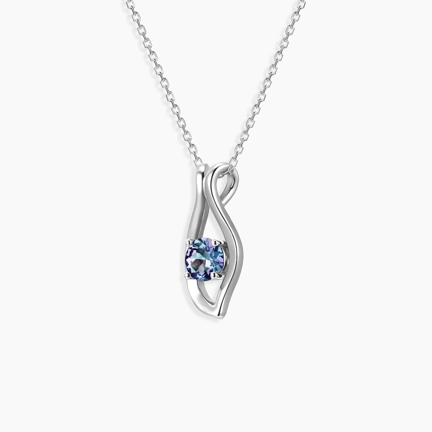 Alexandrite Evil Eye Pendant in Sterling Silver - Irosk Australia® - Irosk Australia