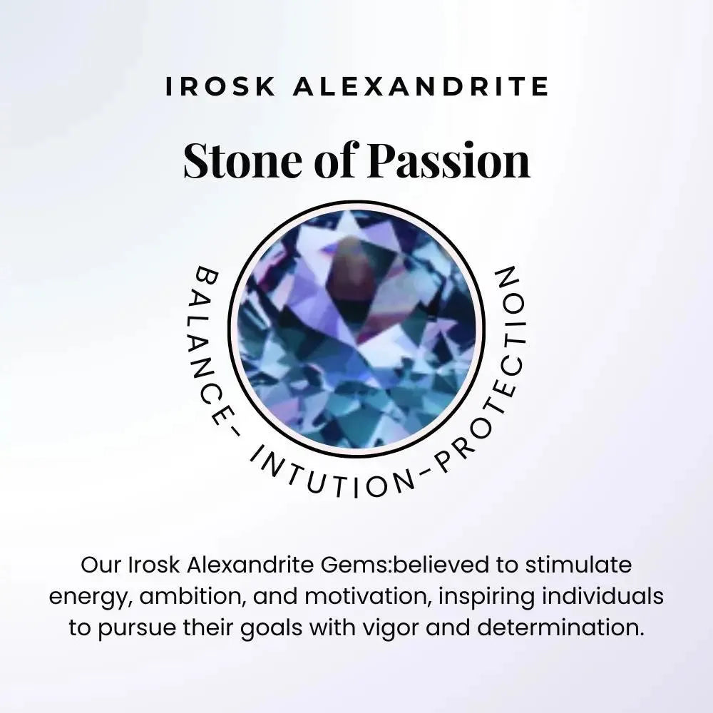 Alexandrite Heart Pendant Necklace in Sterling Silver - Irosk Australia® - Irosk Australia