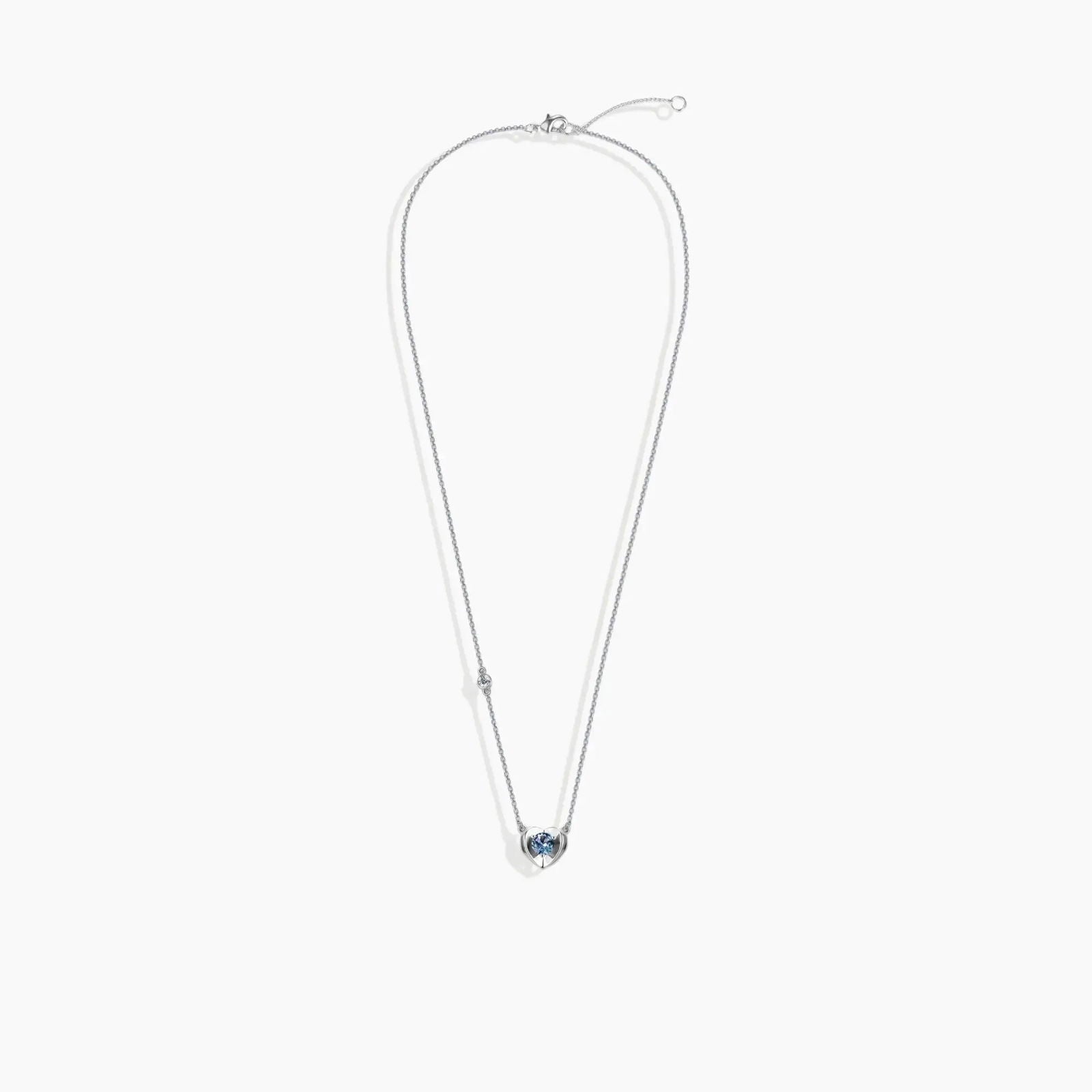 Alexandrite Heart Pendant Necklace in Sterling Silver - Irosk Australia® - Irosk Australia