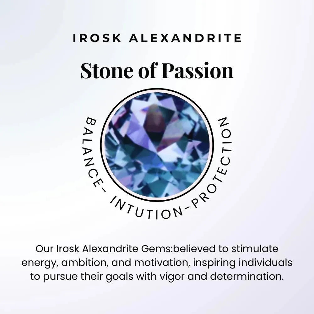 Alexandrite Journey Stud Earrings - 925 Sterling Silver - Irosk Australia® - Irosk Australia