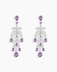 Amethyst Culture Earrings in Sterling Silver - Irosk Australia