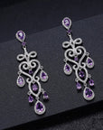 Amethyst Culture Earrings in Sterling Silver - Irosk Australia