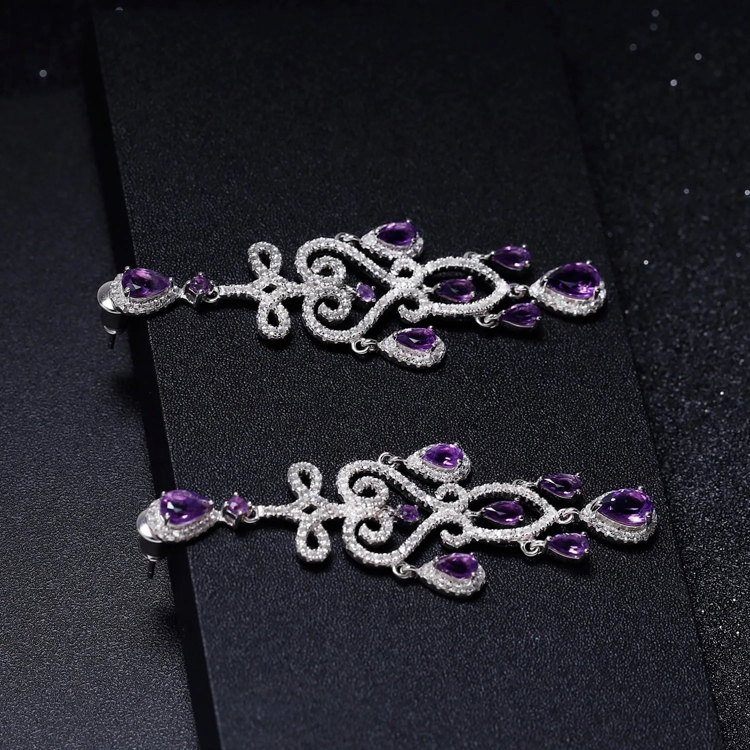 Amethyst Culture Earrings in Sterling Silver - Irosk Australia