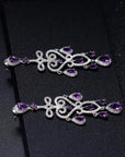 Amethyst Culture Earrings in Sterling Silver - Irosk Australia
