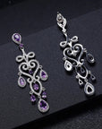 Amethyst Culture Earrings in Sterling Silver - Irosk Australia