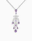Amethyst Culture Pendant in Sterling Silver - Irosk Australia