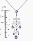 Amethyst Culture Pendant in Sterling Silver - Irosk Australia