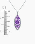 Amethyst Twilight Necklace in Sterling Silver - Irosk Australia