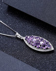 Amethyst Twilight Necklace in Sterling Silver - Irosk Australia