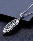 Amethyst Twilight Necklace in Sterling Silver - Irosk Australia