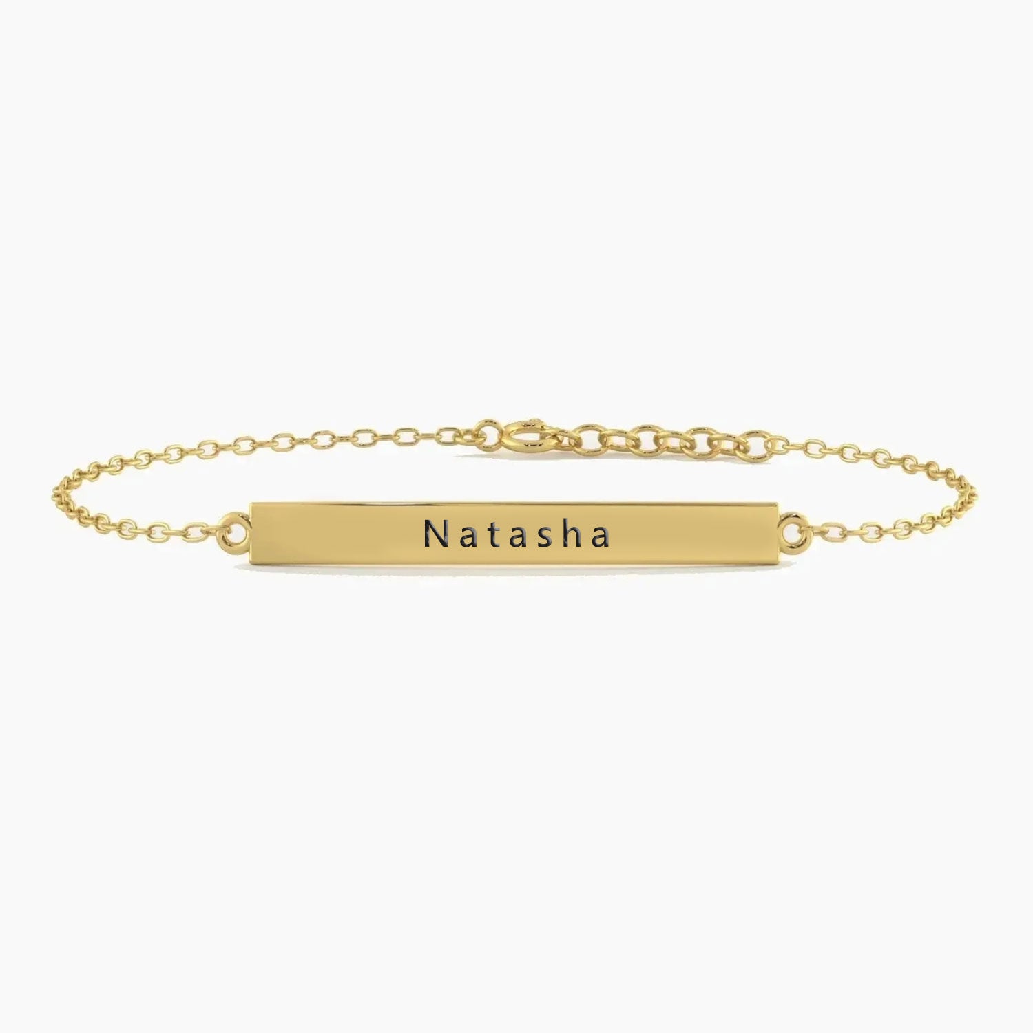 gold bar bracelet