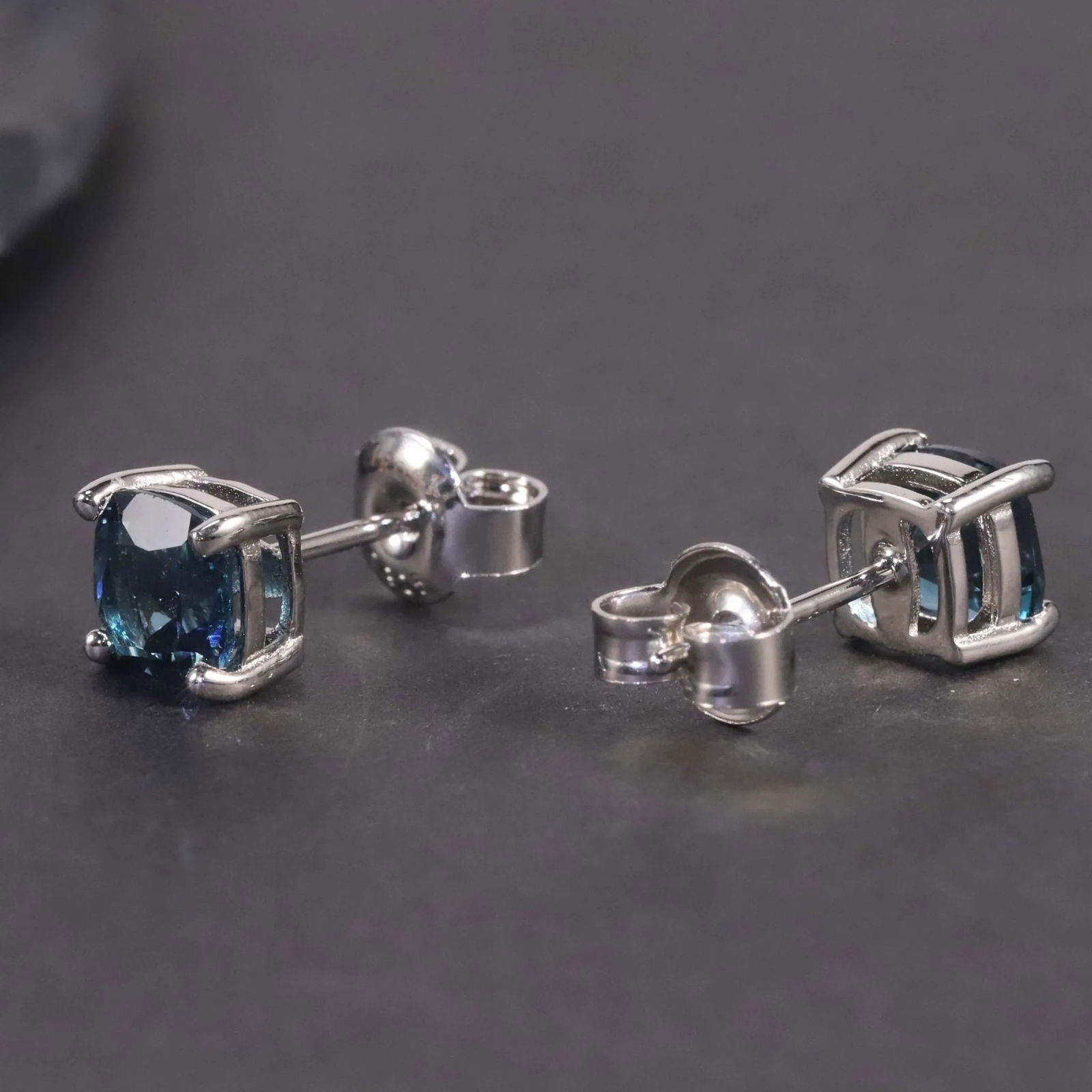 Gift Packaging for London Blue Topaz Earrings in Sterling Silver