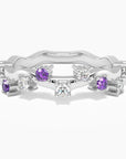Galaxy Gleam Ring Amethyst - Irosk Australia