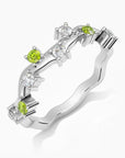 Galaxy Gleam Ring Peridot - Irosk Australia