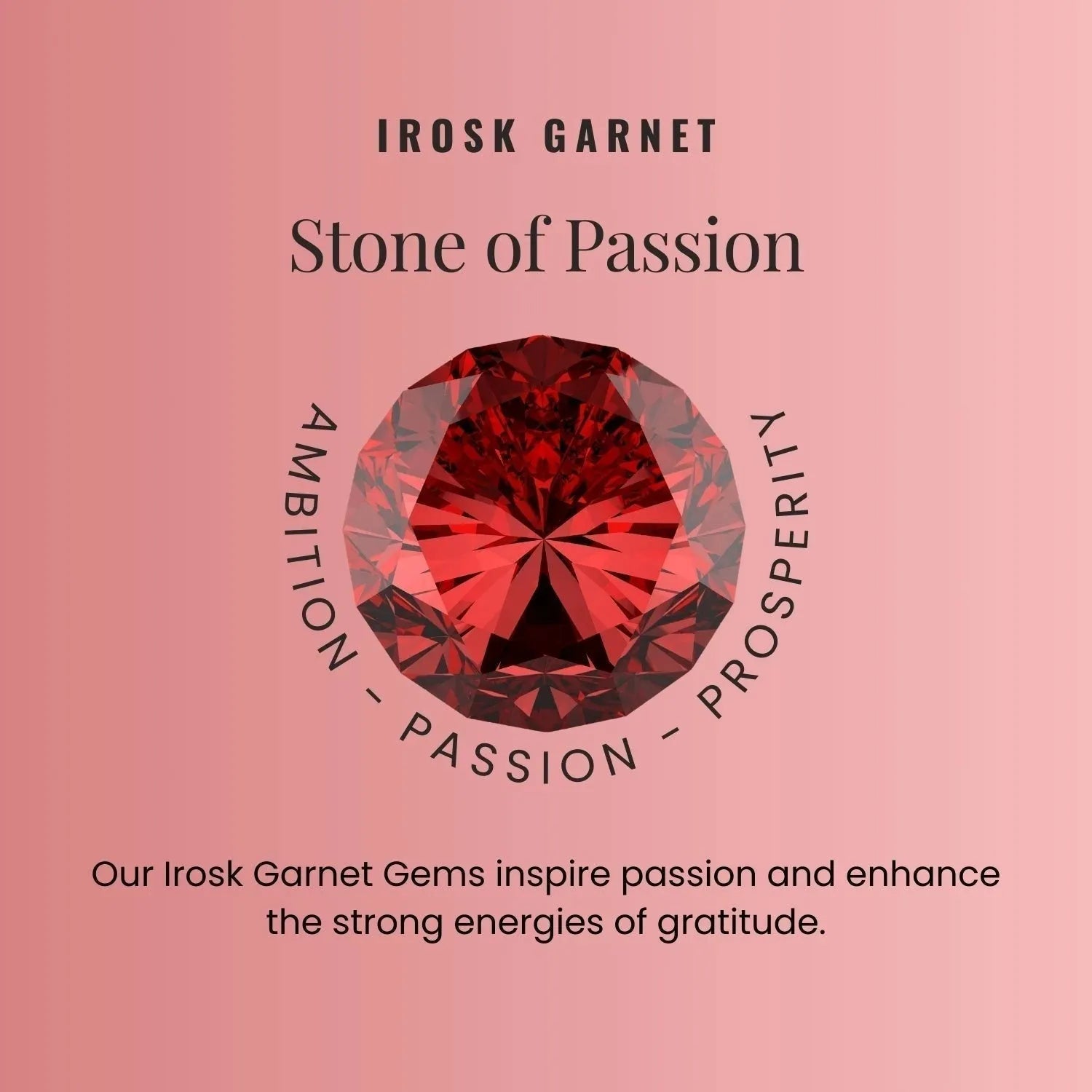 Garnet Tennis Bracelet crafted in 925 Sterling Silver | Irosk Australia ® - Irosk Australia