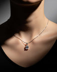 Emerald Cut Moissanite Pendant in Sterling Silver | Irosk ®