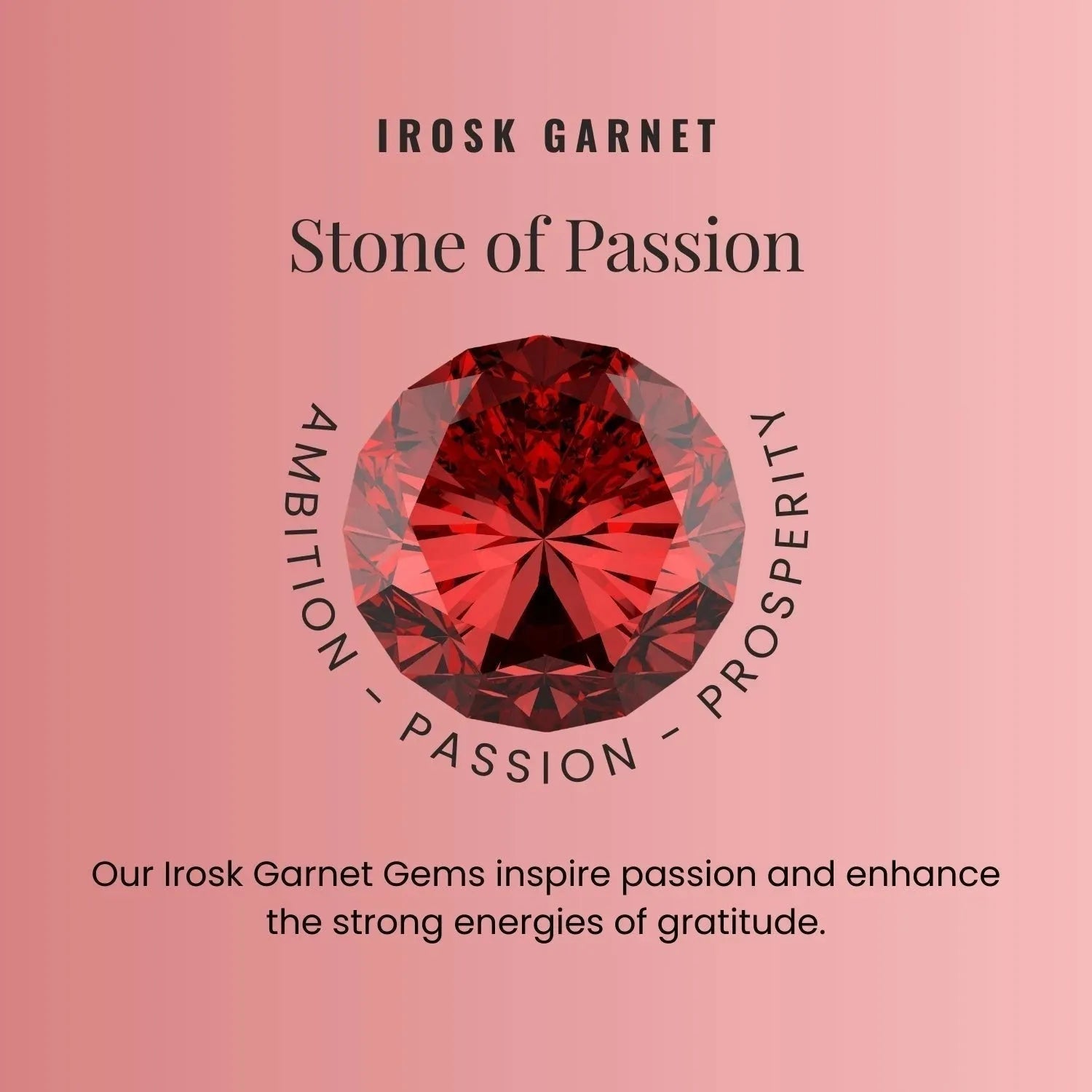 Heart Shape Stud Earrings in Sterling Silver -  Garnet - Irosk Australia