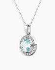 Irosk Topaz Circle Pendant - Irosk Australia