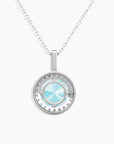 Irosk Topaz Circle Pendant - Irosk Australia